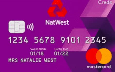 NatWest online credit card balance